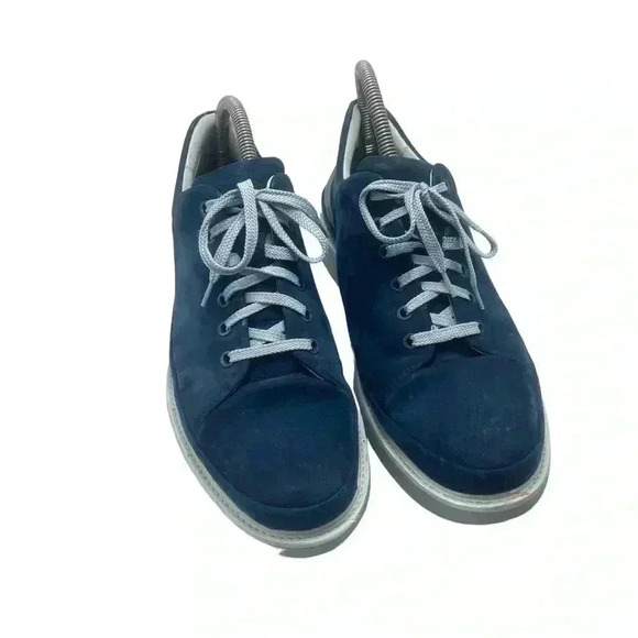 Samuel Hubbard Hubbard Fast Sneakers Navy Nubuck Suede Casual Shoes size… - Picture 3 of 7